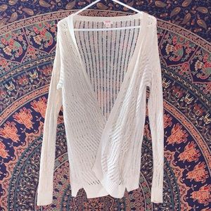 open front knit cardigan